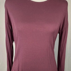 Harmony & Balance Women's Mauve Long Sleeve‎ Yoga Top